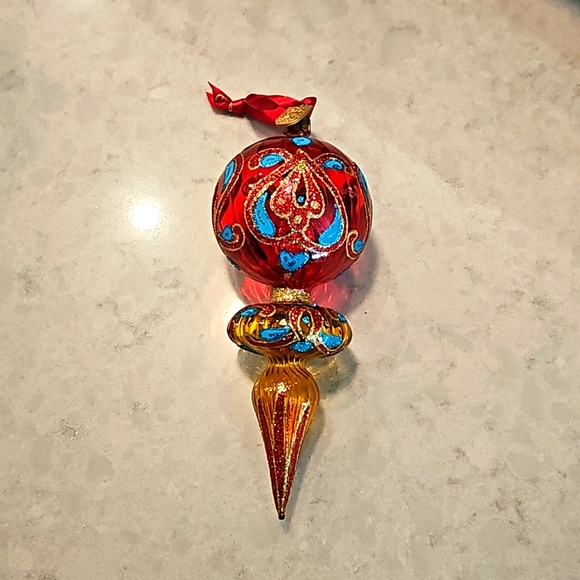Waterford Sapphire Drop Ornament - Rare Find - Picture 4 of 8